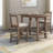 Extendable Wood Dining Table Sets(must Include Both Table And Chair), Rustic