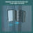 34"W x 72"H Fold Frameless Shower Door-121766406