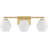 Copeland 3-Light Brushed Gold Vanity Light with Etched Opal Glass Shades-926070148