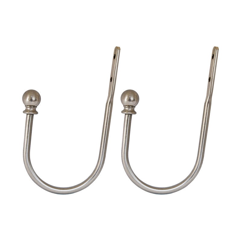 Retenue de rideaux Allendale, Nickel brossé / peint, H 7 po