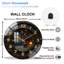 Horloge murale avec horloge murale 12 po