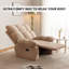 Light Brown Adjustable Recliner Chair