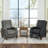 Bracking Upholstered Manual Push Back Recliner-1517759802