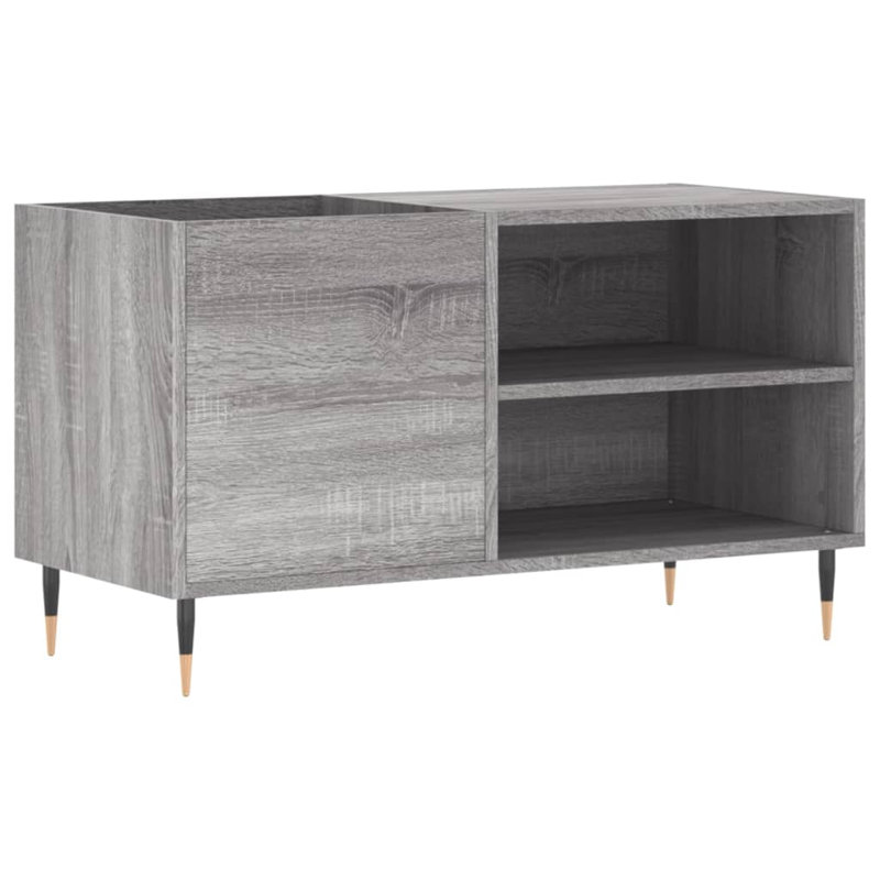 48cm H Media Shelves, Grey Sonoma