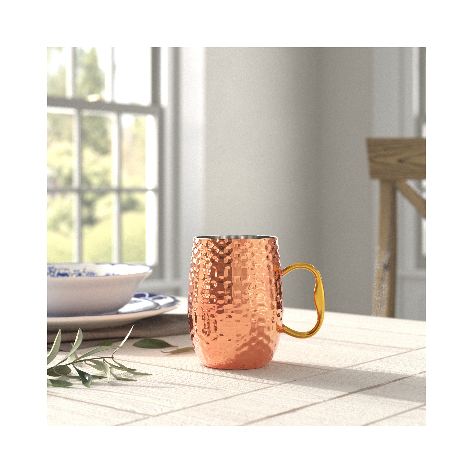 Adrielle Stainless Steel Moscow Mule Mug
