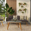 Ensemble de pot de fleurs mural 100% fer 3 pièces Malpass-317984636