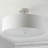Romines Cotton Semi Flush Mount-789060273