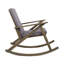 Chaise berçante d'extérieur en bois