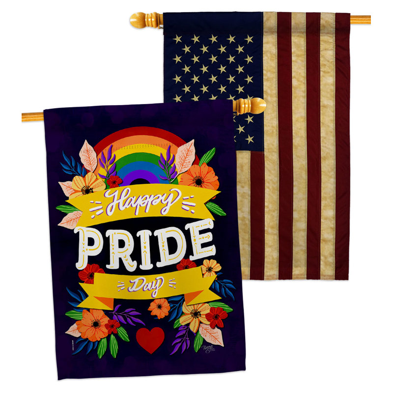 Double Sided 40'' H x 28'' W Polyester Kwanzaa House Flag