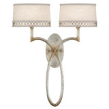 Allegretto Fabric Armed Sconce