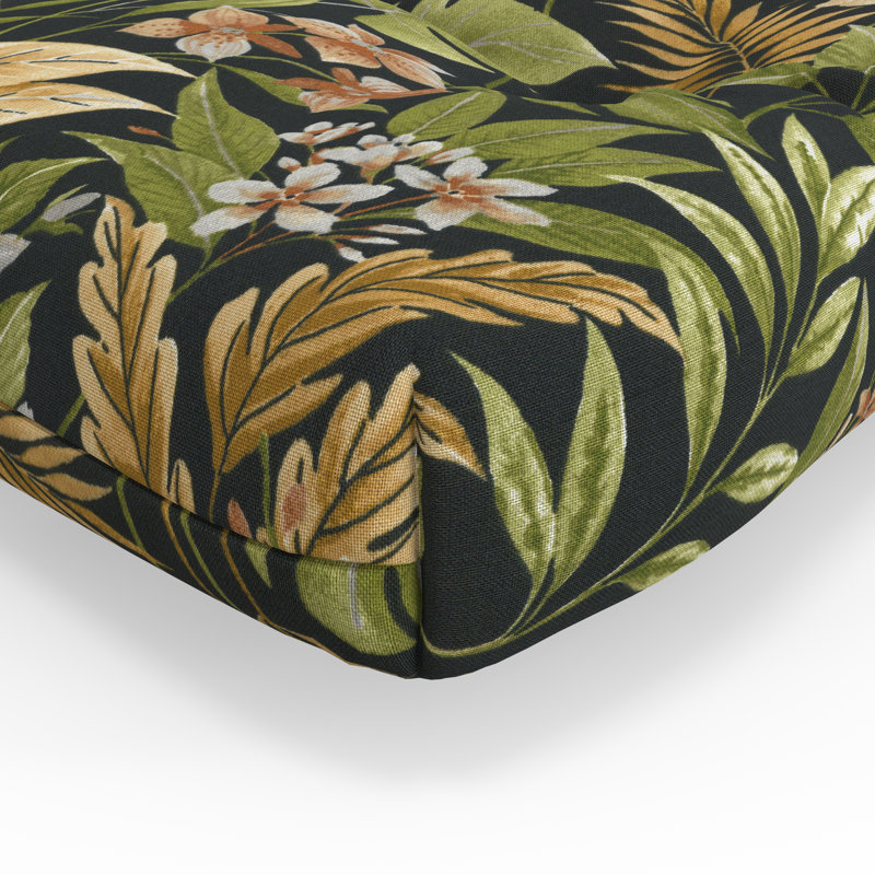 Coussin de balançoire avec attaches Bayou Breeze Tropic Botanical, L 60 po x P 18 po