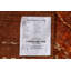 Tapis marocain orange en laine 6 x 9