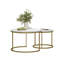 Ensemble de 2 tables de bout gigognes 27,6 po