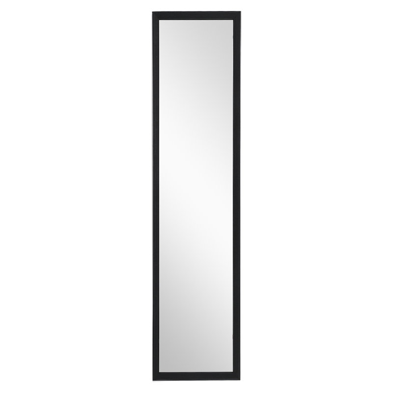 Kenetha Wood Flat Wall Mirror