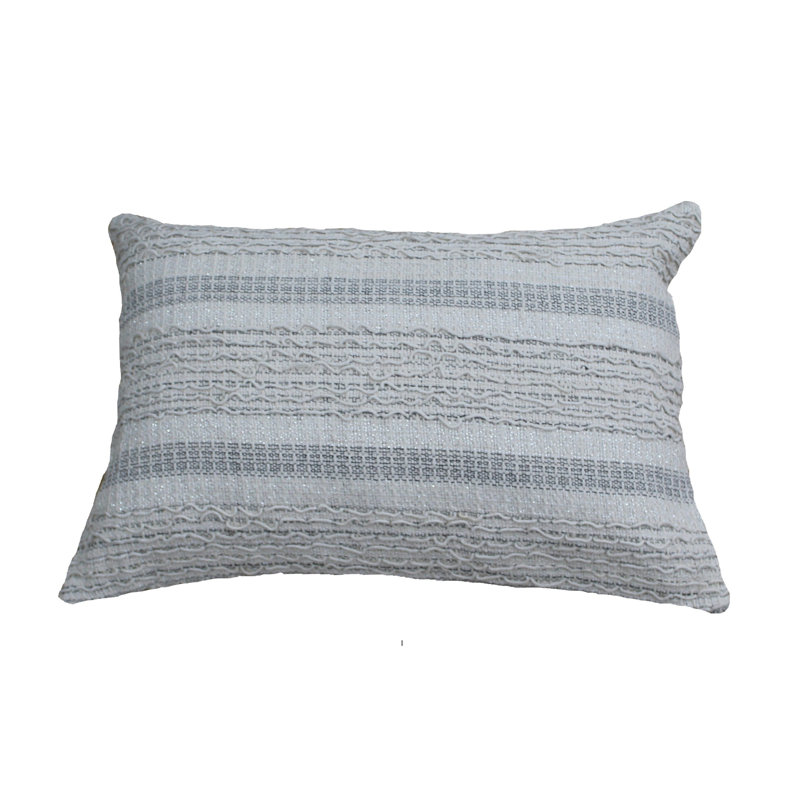 Housse de coussin moderne en coton 16 po x 24 po Modern Lumbar