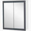 Armoire de rangement de salle de bain murale, armoire à pharmacie, armoire de salle de bain moderne avec miroir-795150373
