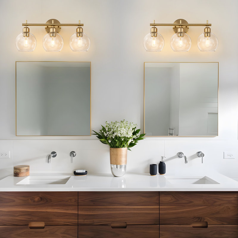 Glausen 3 - Light Dimmable Vanity Light, Gold