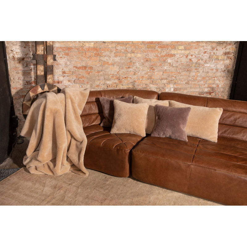 Rectangular Cushion, Beige, 60x40