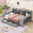 Wooden Daybed with 3 Drawers and Shelves and Built-in-Desk-1741649103-1741649100