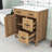30" Bathroom Vanity with 1 Soft Close Doors, Drawers and Shelf