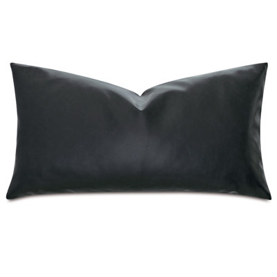 Nevin Vegan Leather Decorative Pillow Rectangular