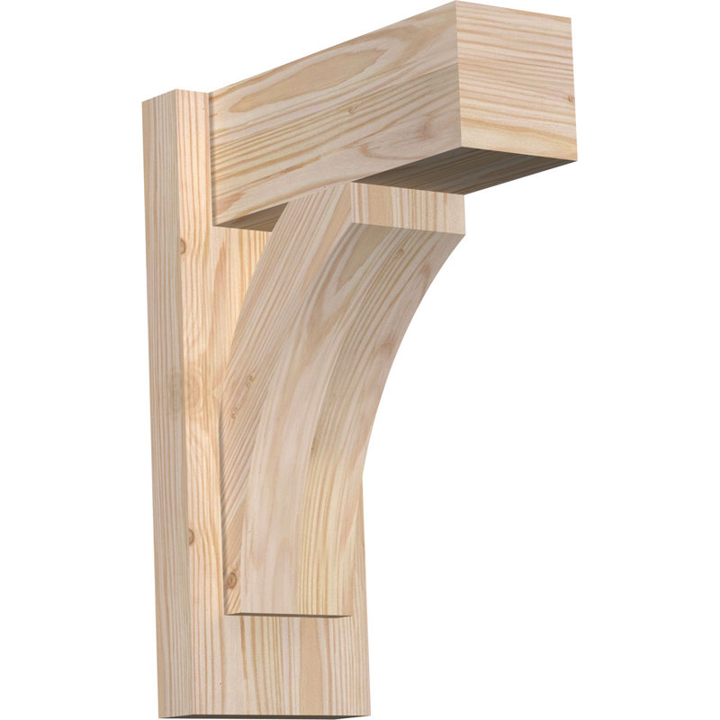 Bloc de bois rustique Thorton, Cèdre rouge de l'Ouest l 5 1/2 po (lisse), P 12 po x H 20 po