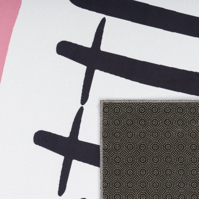 Yue Pink Rug, Rectangle 140 x 200cm