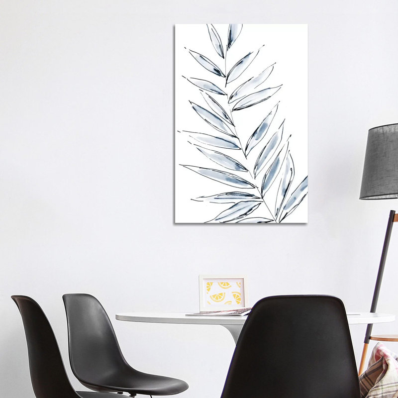 Palm Leaf No. 1 by Melissa Selmin - Painting on Canvas, Wrapped Canvas, 101.6 cm H x 66.04 cm W x 3.175 cm D
