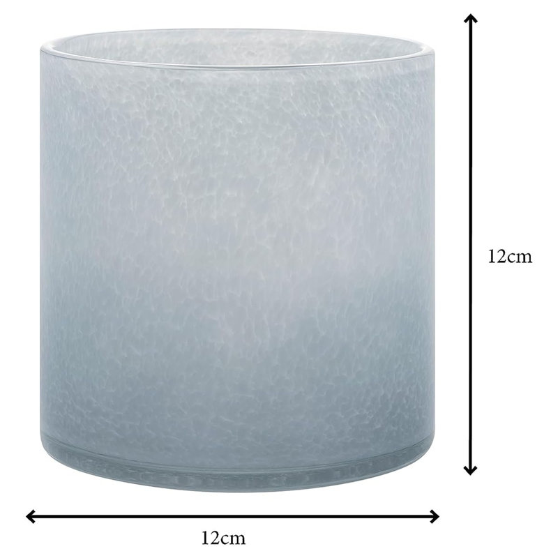 No Power Source Required / Manual Outdoor Lantern, 12cm H x 12cm W x 12cm D, Blue