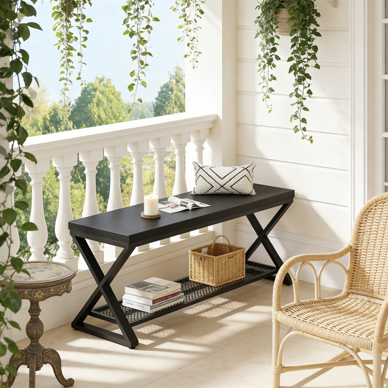 Storage Bench, Black