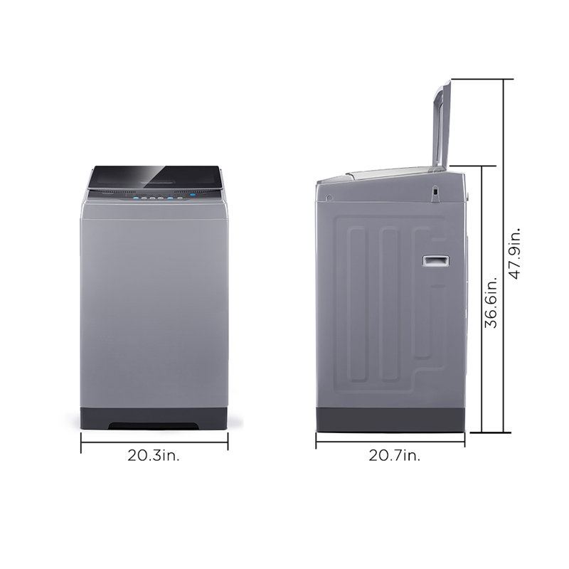 Machine à laver portative compacte de 1,6 pi³ avec capacité de 11 lb COMFEE