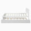 Lit plateforme simple en bois massif-1401737703