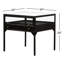 Shadow Box Glass End Table