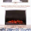 Highmark Traditional Electric Fireplace Insert Heater, WiFi, Google & Alexa Compatible, Logs & Crystals-1778754345