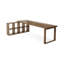 Bureaux rectangulaires en bois massif brun clair-107394639-107394640