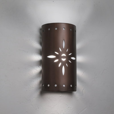 Ninamarie Ceramic Outdoor Wall Light, LED Bulb Included
