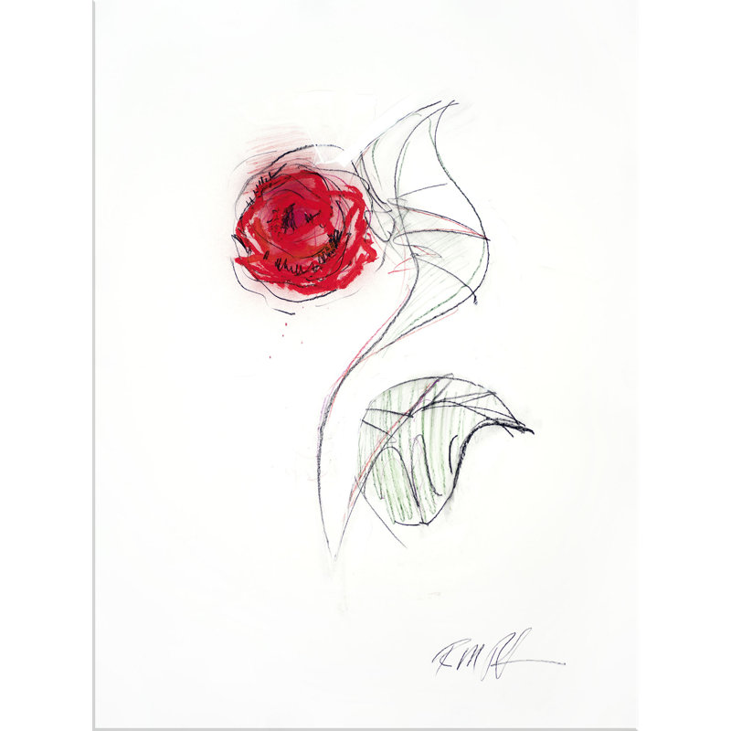 Leaf And Flower 2 Print