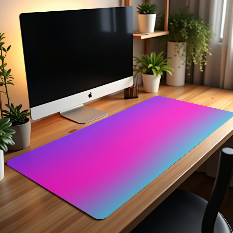 Polyester Desk Pad, 14.4x12.1