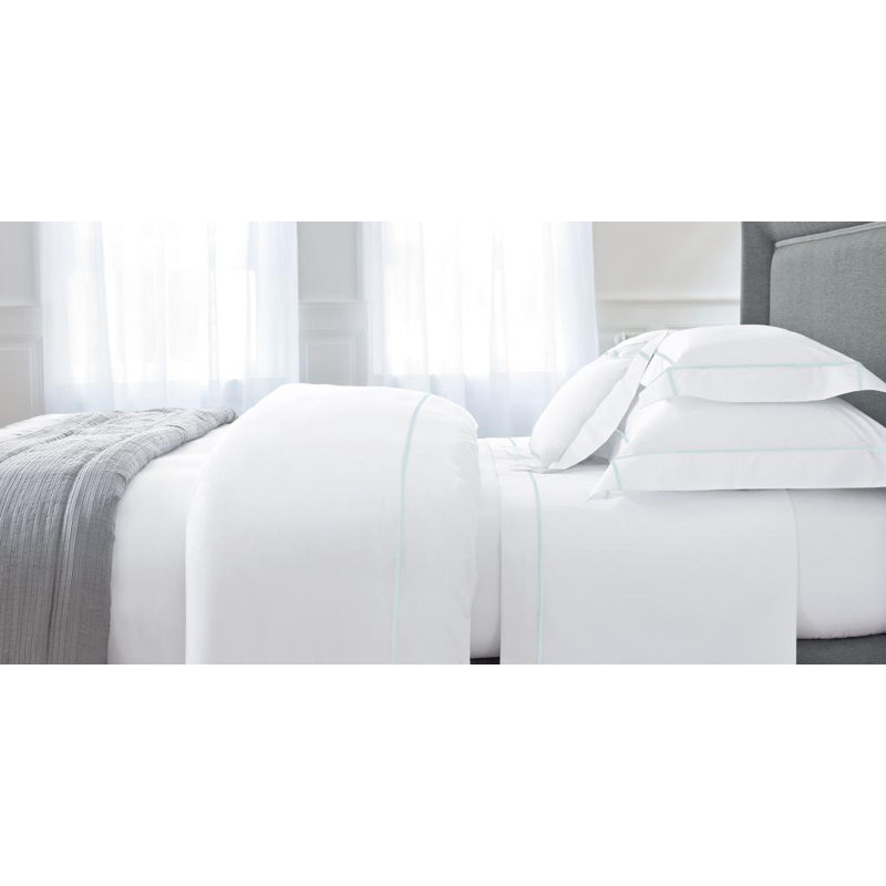 Athena Flat Sheet, King Flat Sheet, Blanc