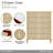 Scotts Square 5-Drawer Chest - Light Champagne