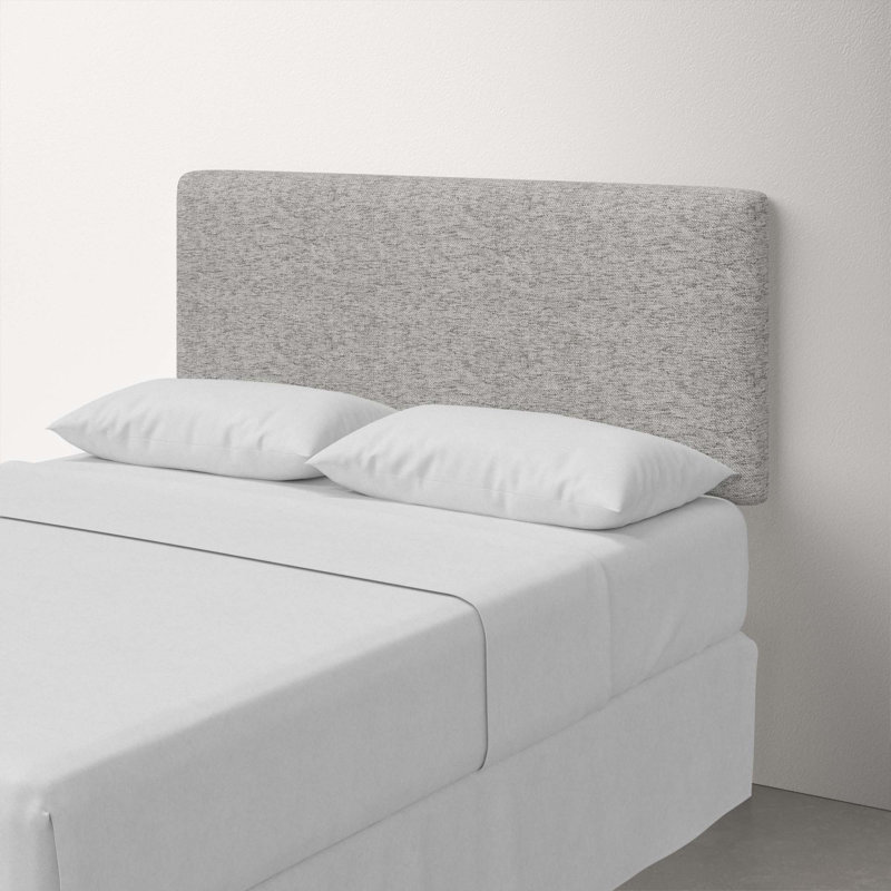 Tête de lit tapissier Eisley, Simple, Tweed Sustain® brume Milsap