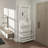 Versatile Shoe Cabinet with Multiple Compartments and Hanger for Efficient Storage