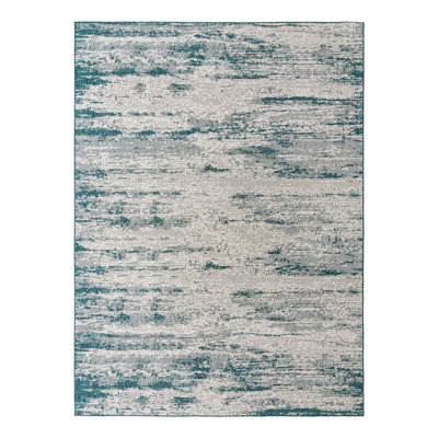 Tapis intérieur / extérieur bleu sarcelle Cartago