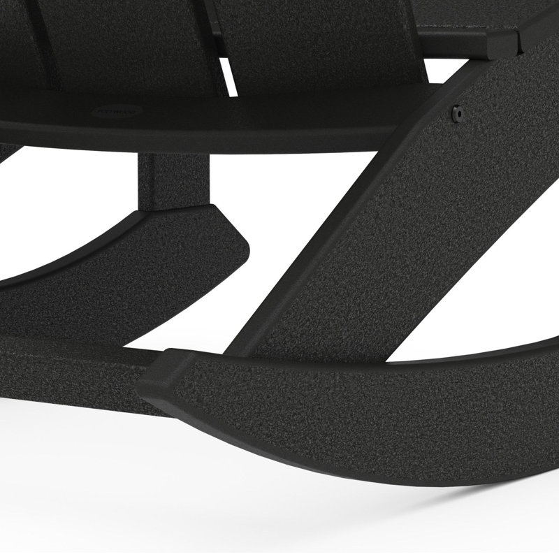 Chaise berçante Adirondack POLYWOOD, Noir