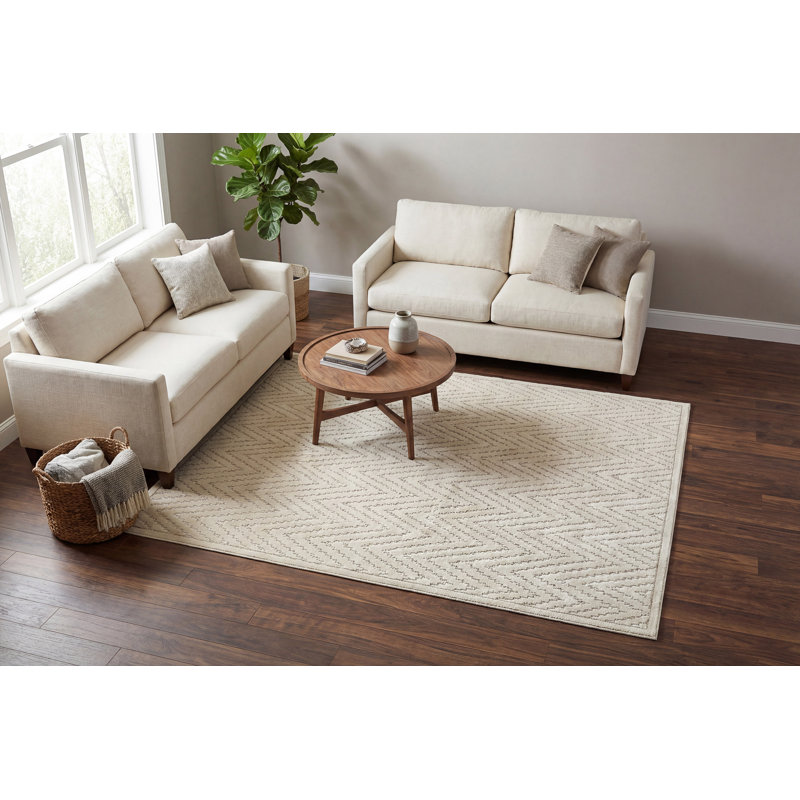 HARMONY 7.10X10.10 59019-9595 IVORY/GREY, Rectangle 7'10" x 10'10"