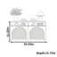 Armoire de rangement minimaliste de style américain