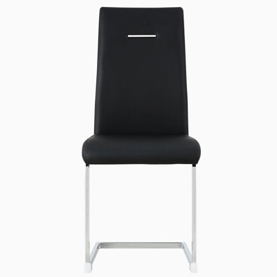 Chaise d'appoint en similicuir