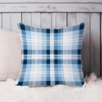 Blue Winter Plaid II Modern