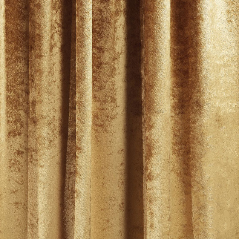 Room Darkening Single Curtain Panel, Golden Rod, 190cm Width x 245cm Drop