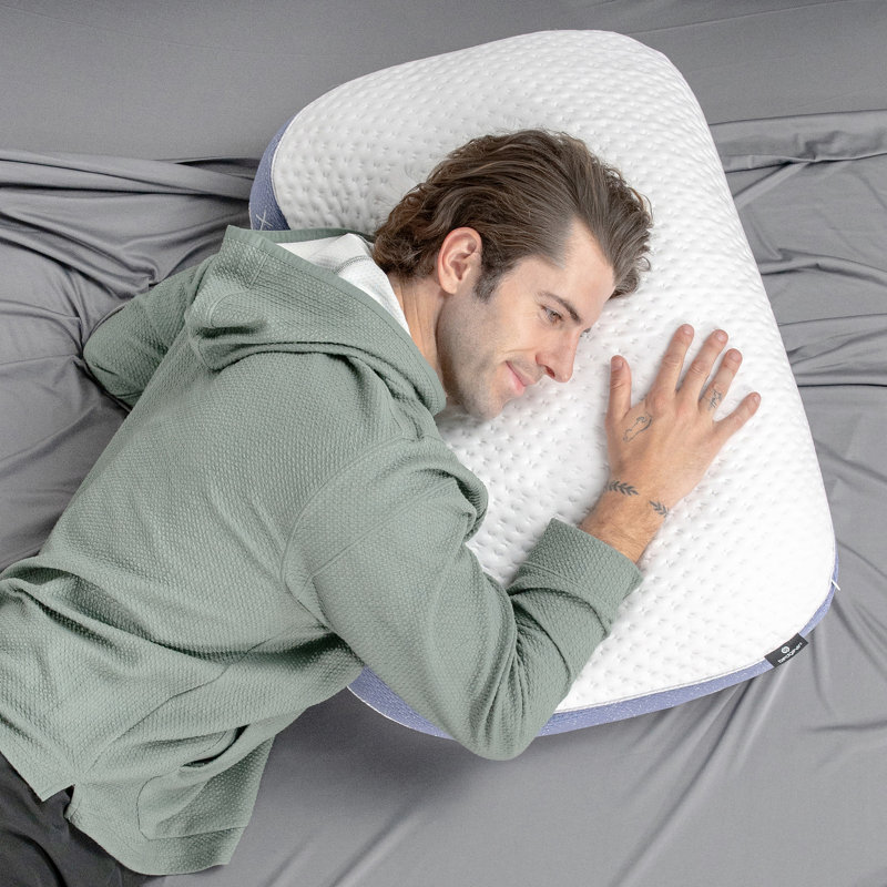 Bedgear Balance 3.X Cuddle Curve Performance Pillow - Large Medium Firm Pillow - Moisture Wicking
